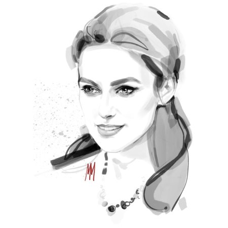 Кира найтли портрет