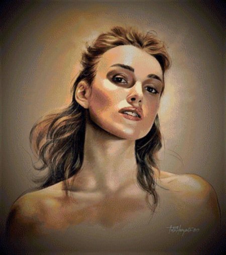 Кира найтли портрет