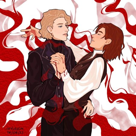 Альбус и гриндевальд арт