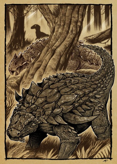 Анкилозавр динозавр