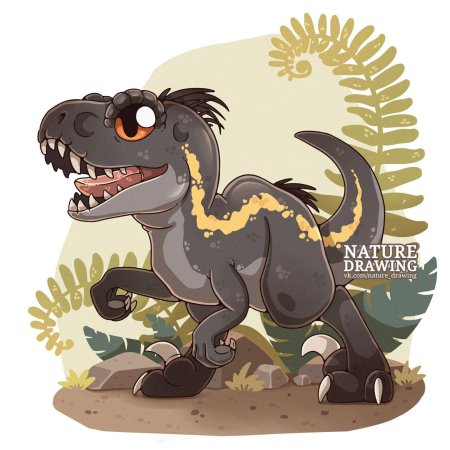 Индораптор jurassic world арт