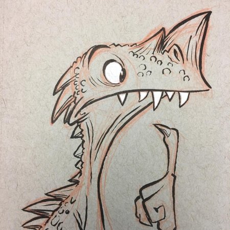 Динозавр для срисовки