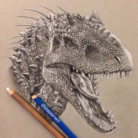 Индоминус рекс скетч