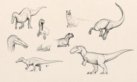 Ютараптор референс анатомия