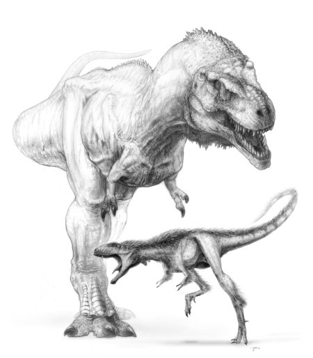 Тираннозавр рисунок