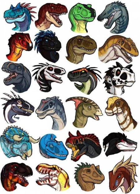 Стикеры динозавры