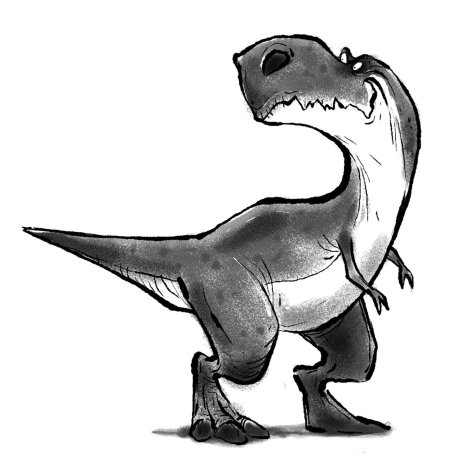 Динозавр скетч