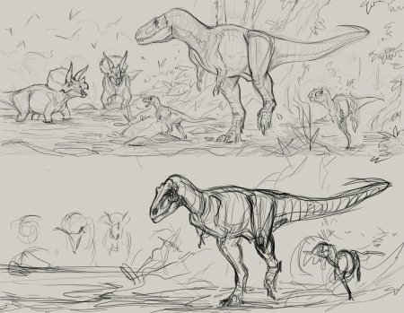 Динозавр референс