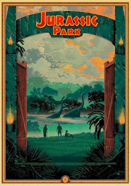 Парк юрского периода постер