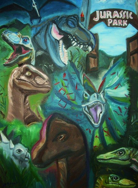 Парк юрского периода арт