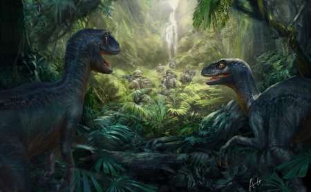 Парк юрского периода велоцираптор