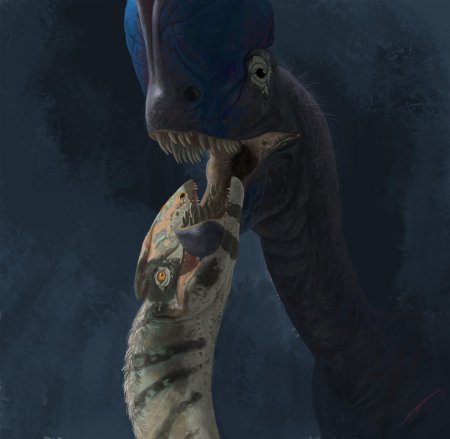 Динозавр дилофозавр