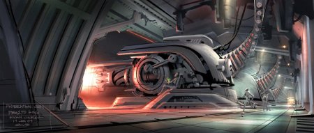 Космический корабль изнутри