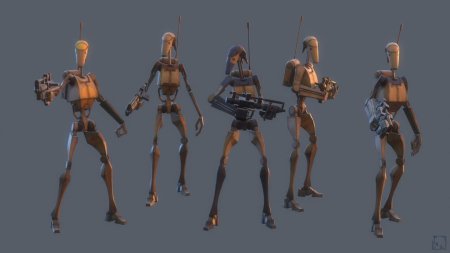 Боевой дроид б1