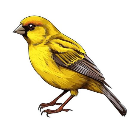 Птица канарейка