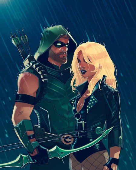 Чёрная канарейка и зелёная стрела