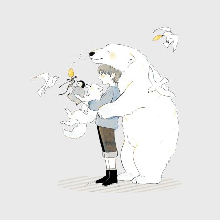 Белый медведь иллюстрация