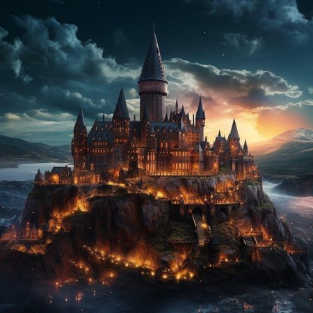 Harry potter castle