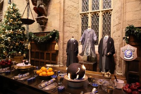 Гарри поттер зал хогвартса рождество