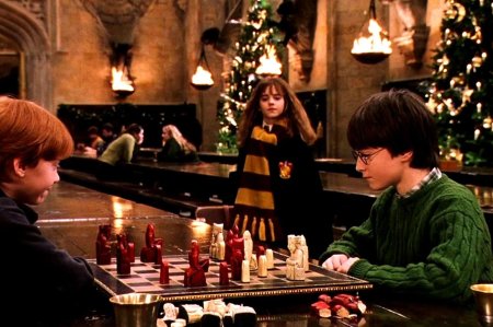 Гарри поттер и философский камень рождество в хогвартсе
