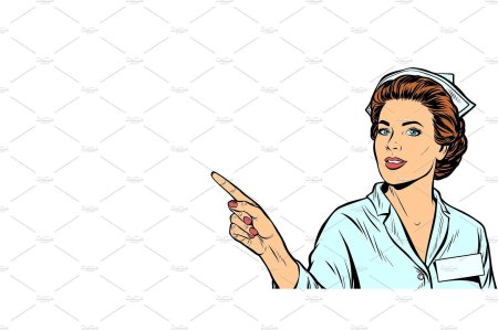 Медсестра поп арт