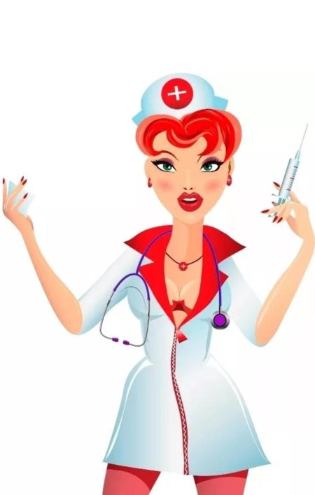 Медсестра мультяшная