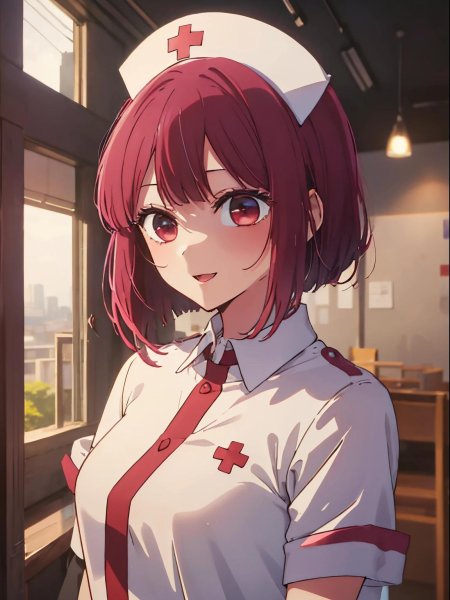 Аниме девушка медсестра