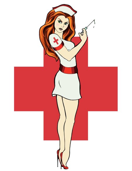 Медсестра рисунки