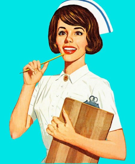 Медсестра ретро плакаты