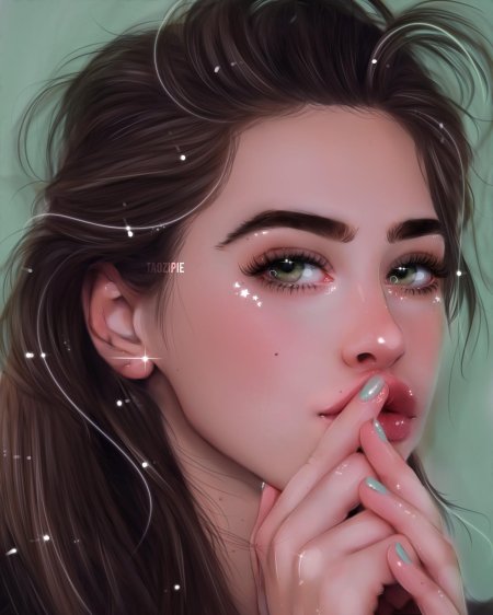 Арт девушек