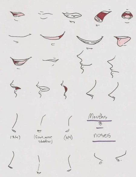 Рот для рисования