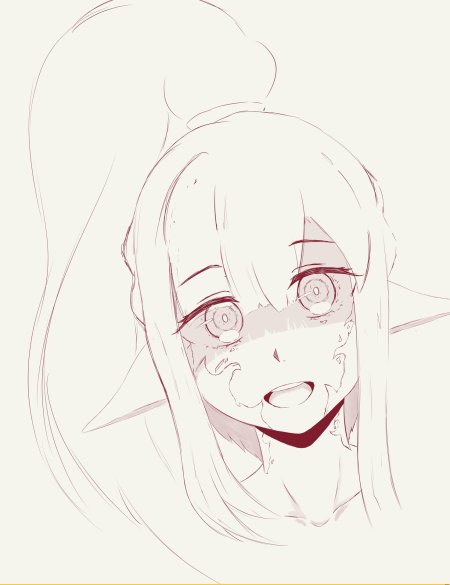 Ахегао для срисовки