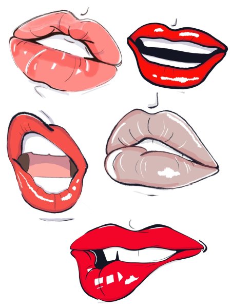 Губы иллюстрация