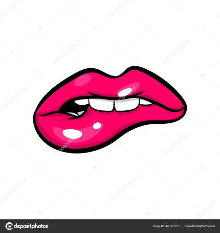 Губы поп арт