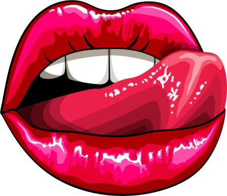 Губы рисунки