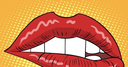 Поп арт губы