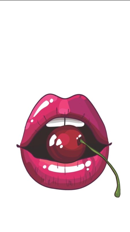 Губы мультяшные