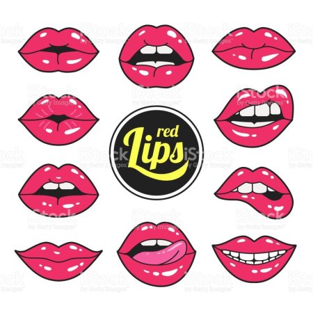 Рисунок губ