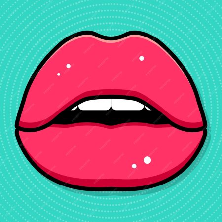 Мультяшные губы