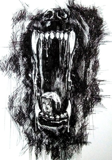 Эскиз медведь