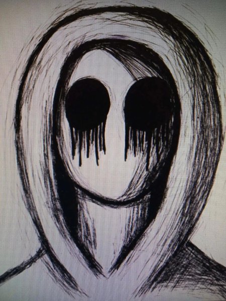 Безглазый джек карандашом