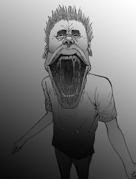 Рисунок страшный