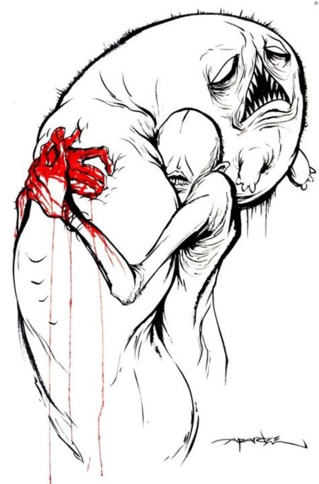 Страшные рисунки