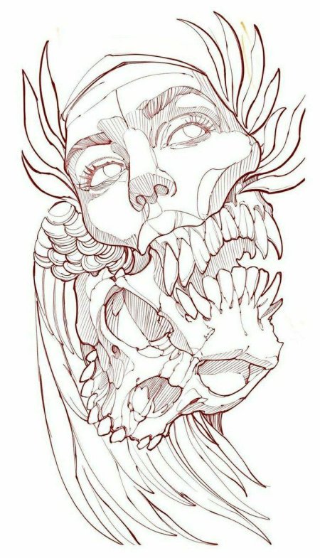 Эскиз татуировка