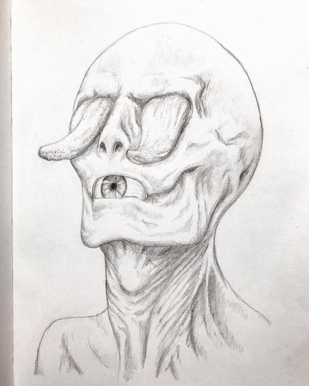 Странные рисунки карандашом