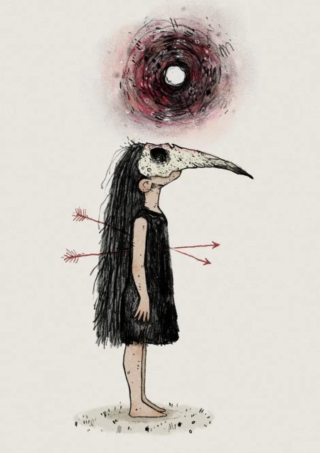 Рисунки жуткие