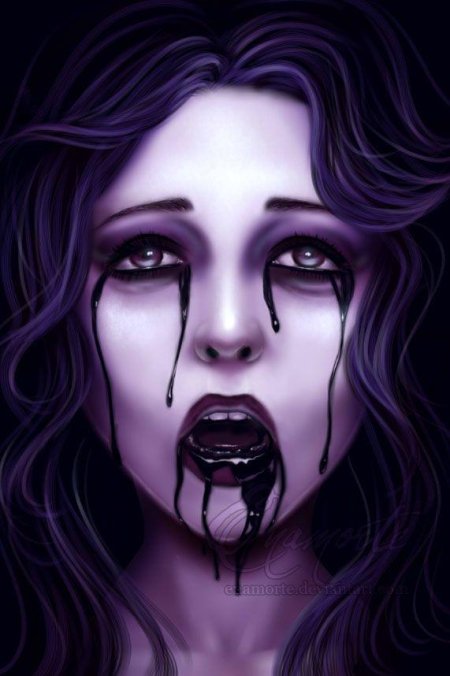 Вампирша красивая