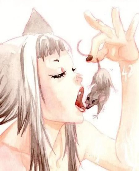 Тян облизывается