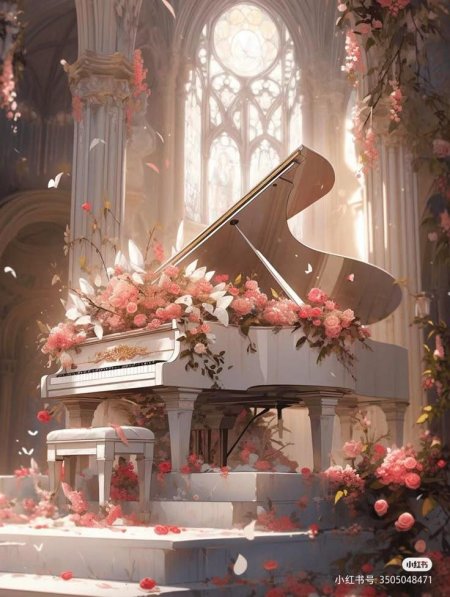 Красивое пианино