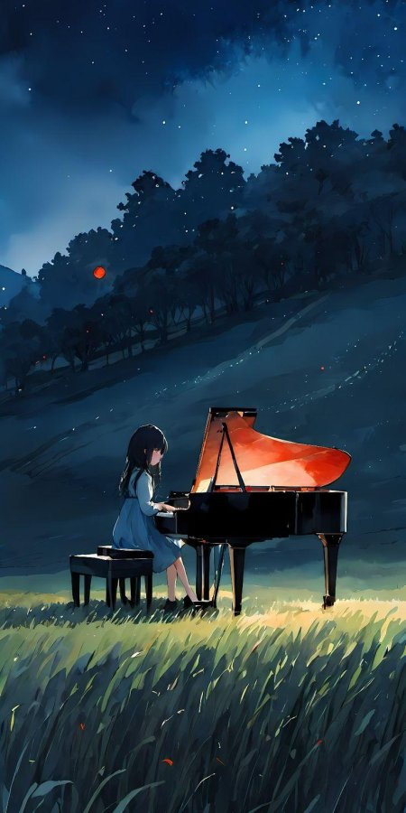 Девушка на пианино